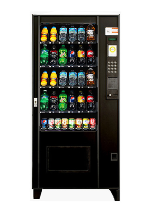 New AMS BEV 30 Glassfront Drink Machine